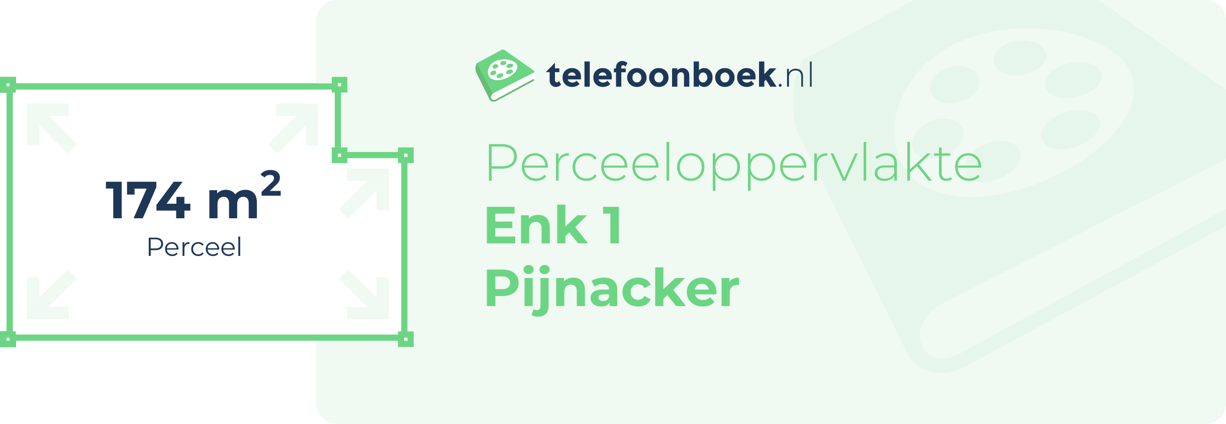 Perceeloppervlakte Enk 1 Pijnacker