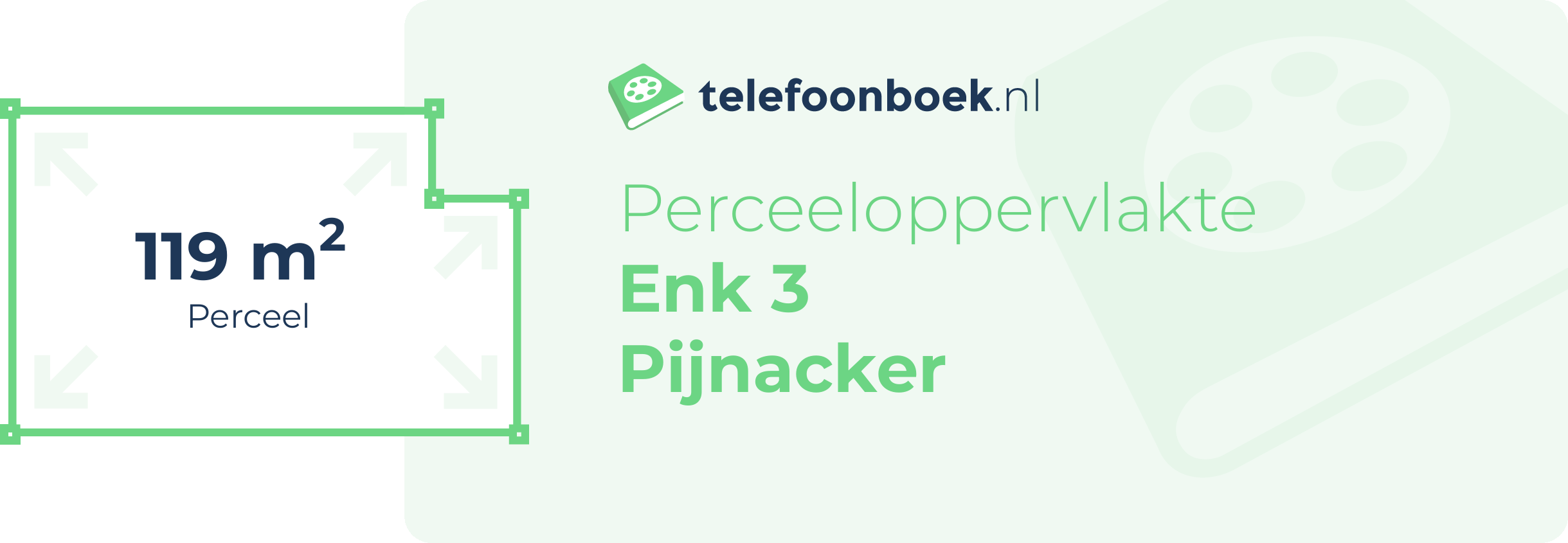 Perceeloppervlakte Enk 3 Pijnacker