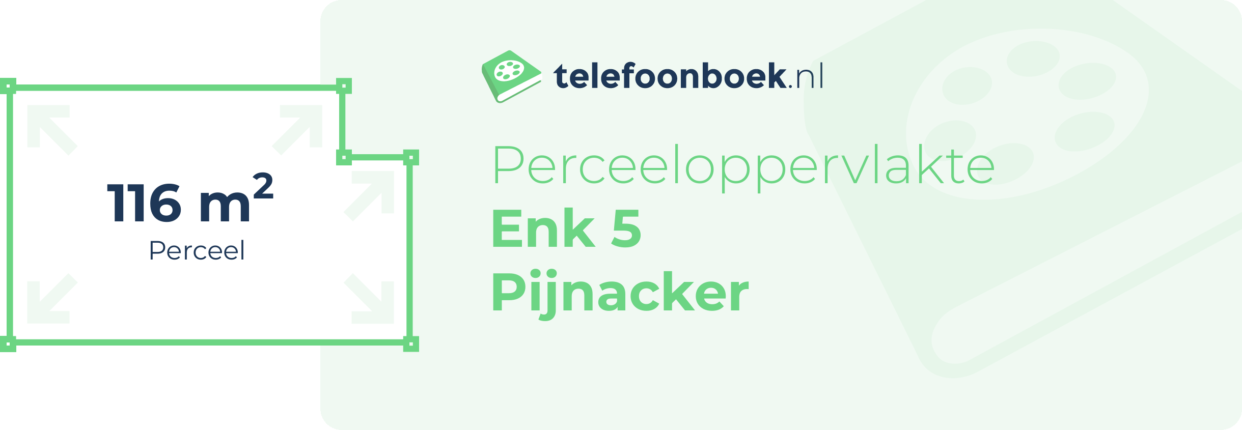 Perceeloppervlakte Enk 5 Pijnacker