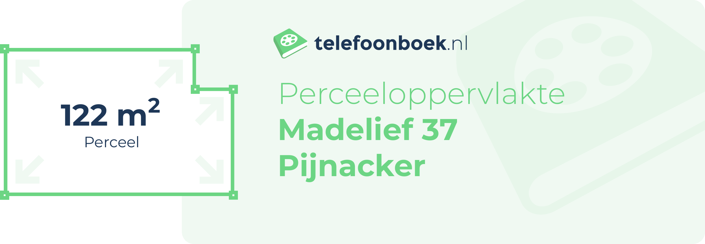 Perceeloppervlakte Madelief 37 Pijnacker