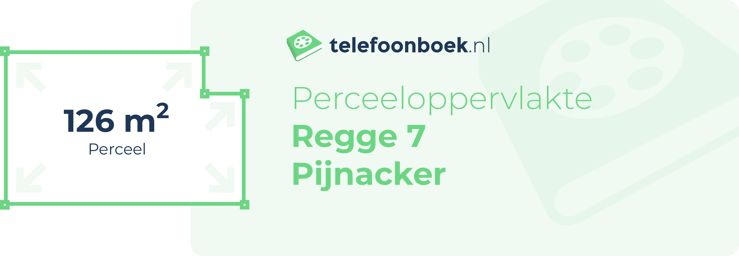 Perceeloppervlakte Regge 7 Pijnacker