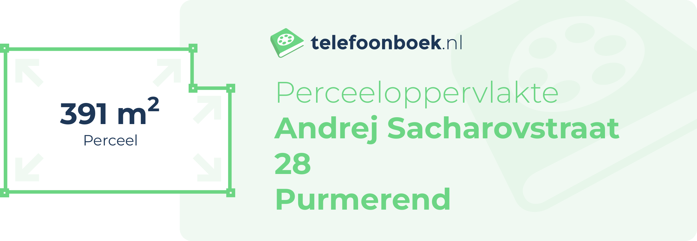 Perceeloppervlakte Andrej Sacharovstraat 28 Purmerend