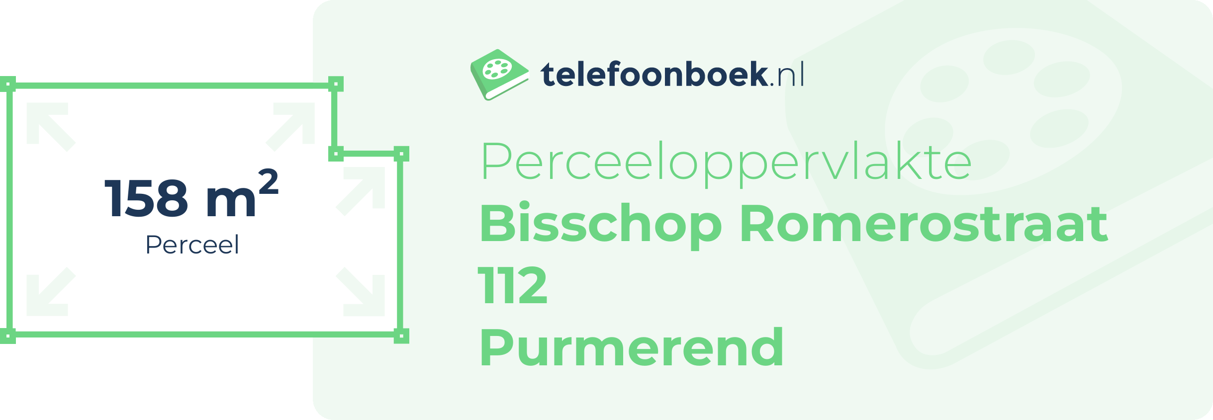 Perceeloppervlakte Bisschop Romerostraat 112 Purmerend