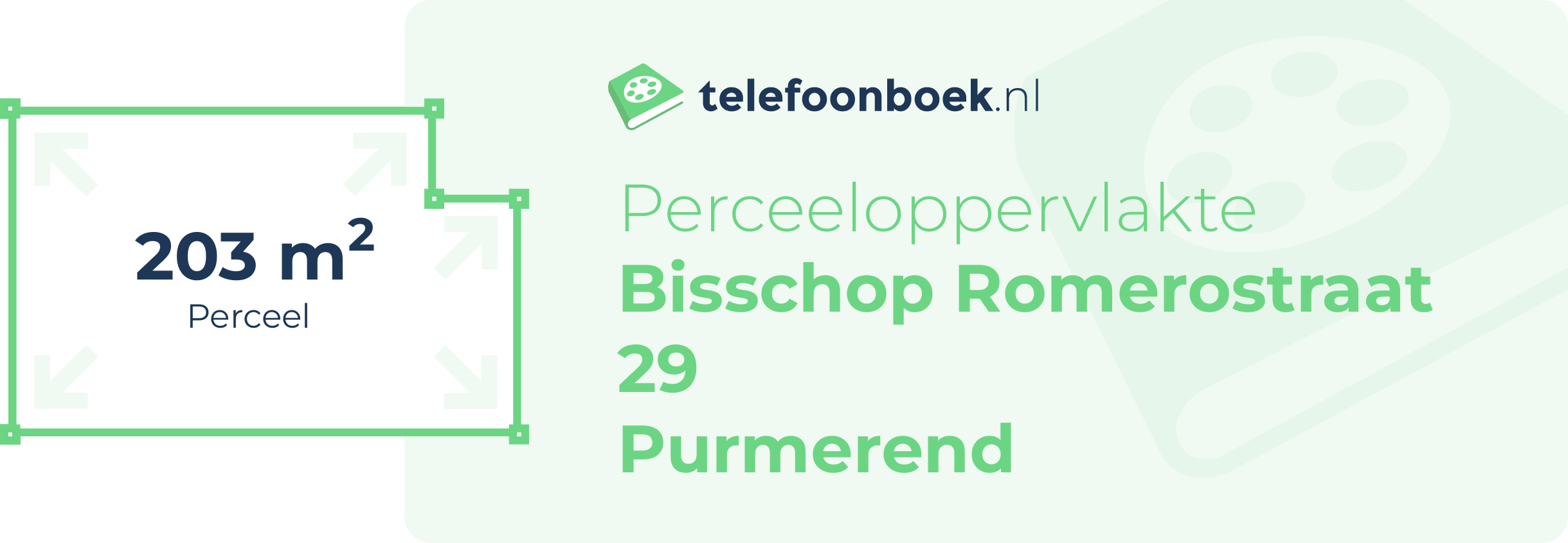 Perceeloppervlakte Bisschop Romerostraat 29 Purmerend