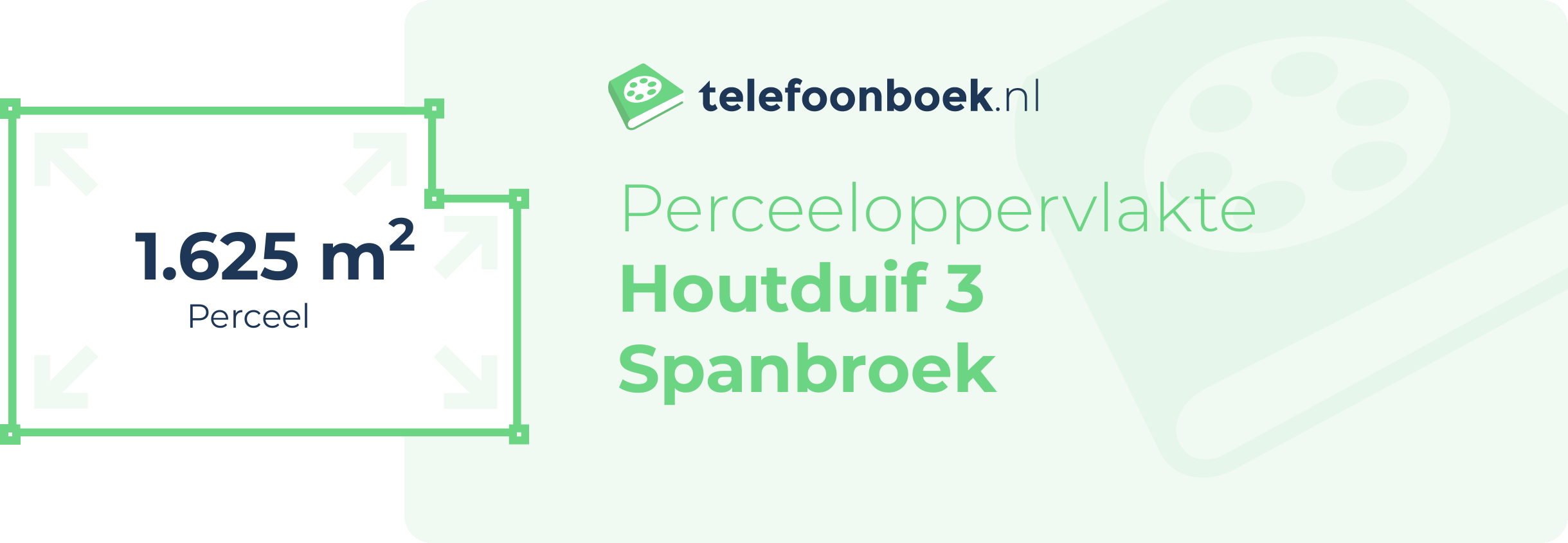 Perceeloppervlakte Houtduif 3 Spanbroek