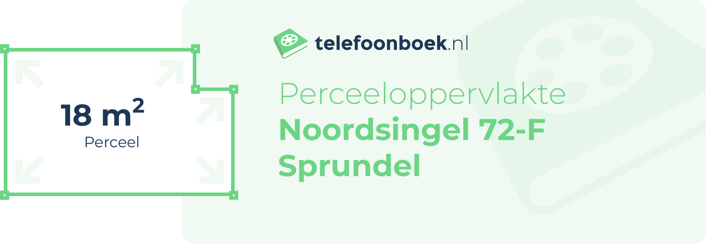 Perceeloppervlakte Noordsingel 72-F Sprundel