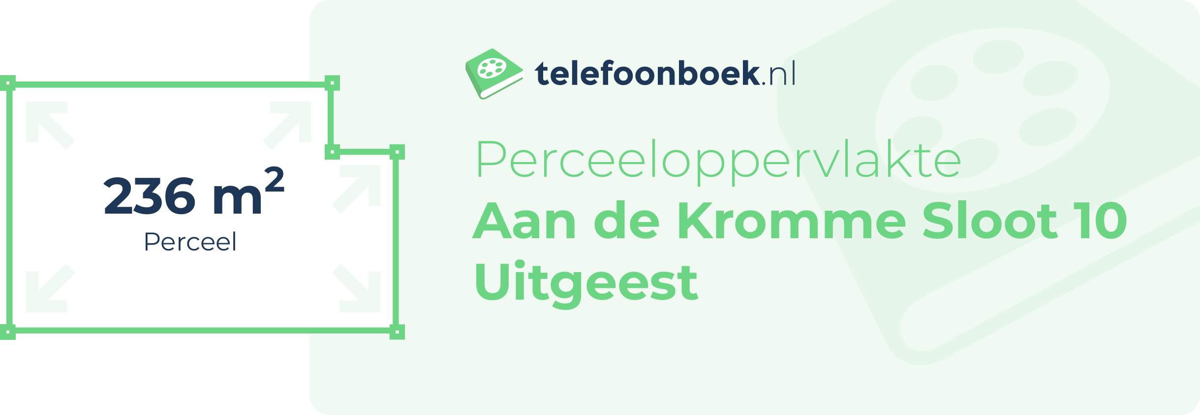 Perceeloppervlakte Aan De Kromme Sloot 10 Uitgeest