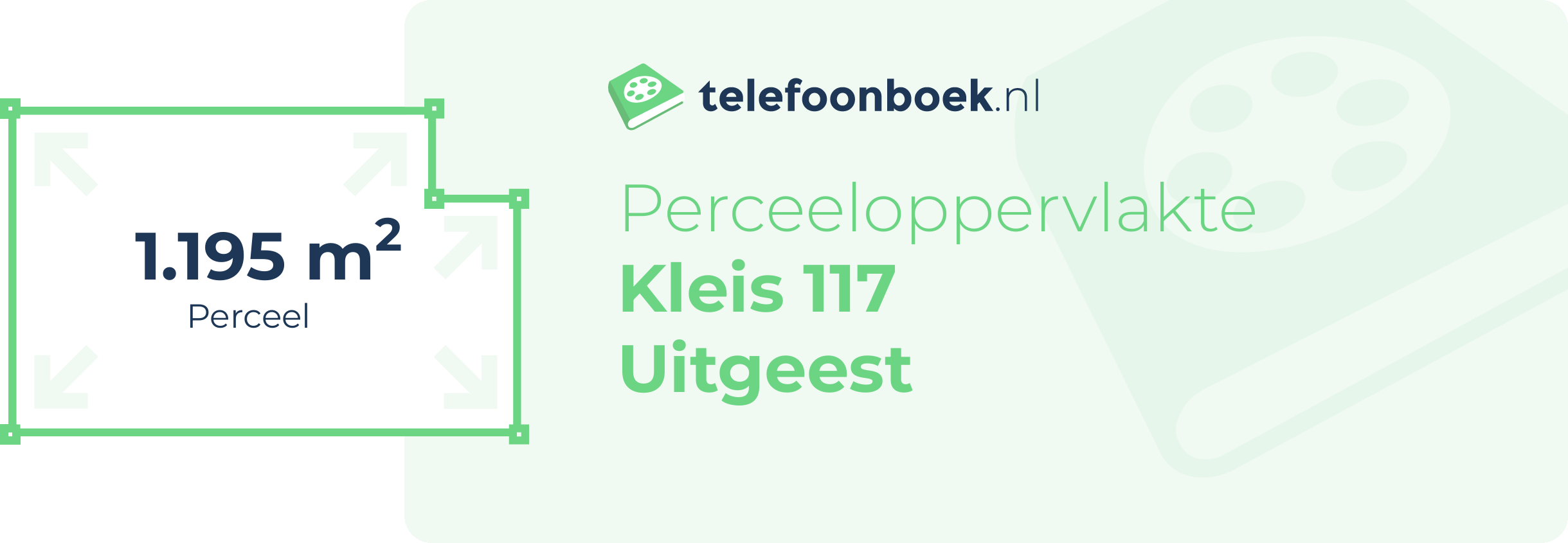 Perceeloppervlakte Kleis 117 Uitgeest