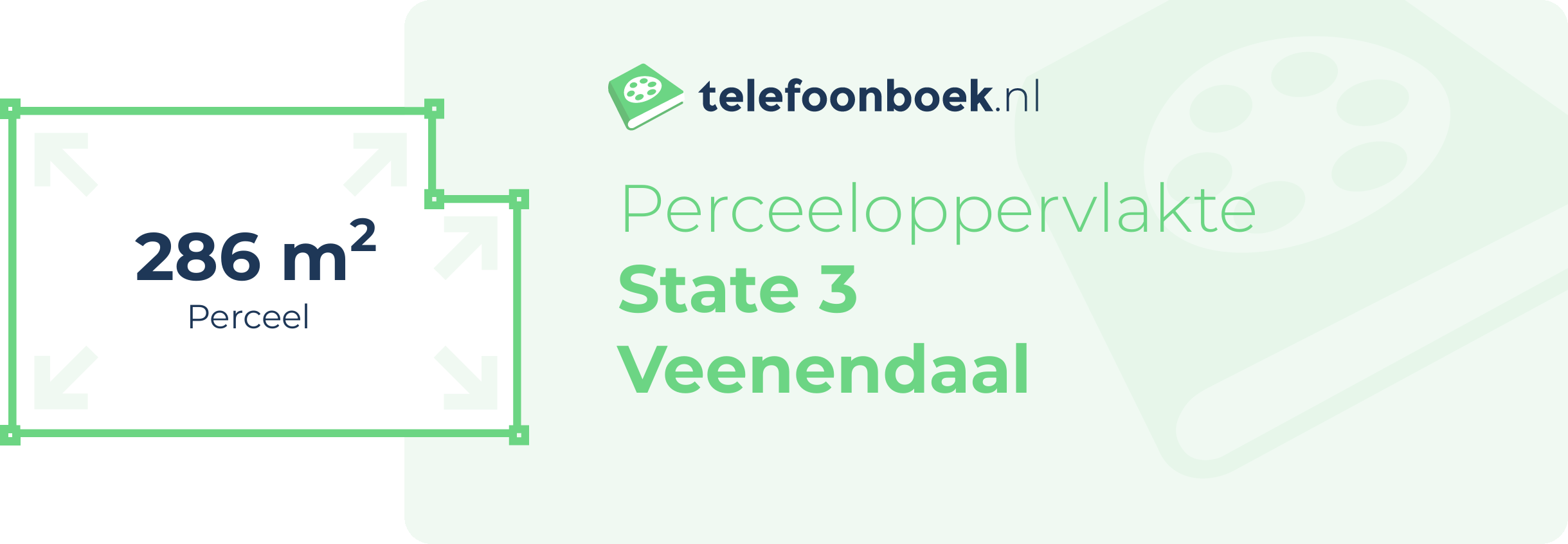 Perceeloppervlakte State 3 Veenendaal