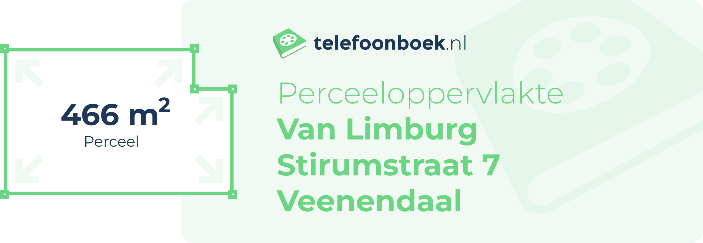 Perceeloppervlakte Van Limburg Stirumstraat 7 Veenendaal