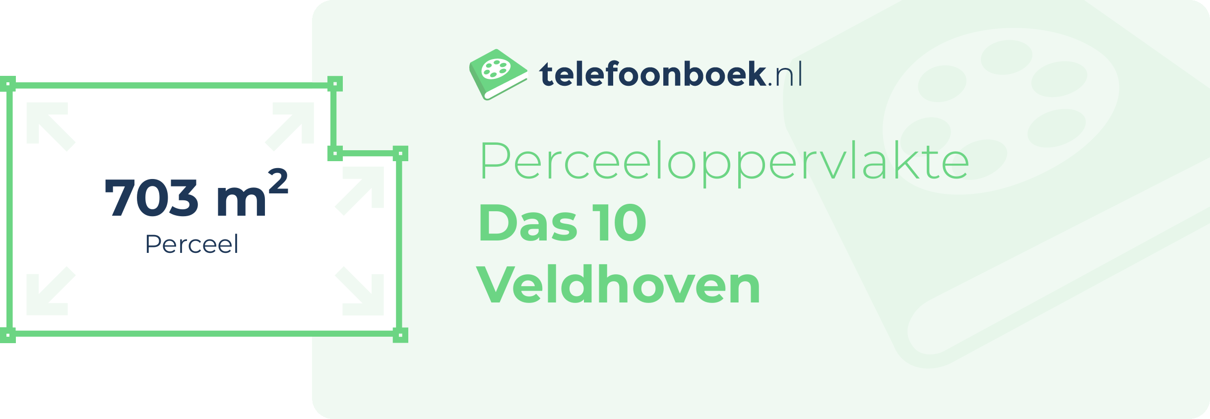 Perceeloppervlakte Das 10 Veldhoven