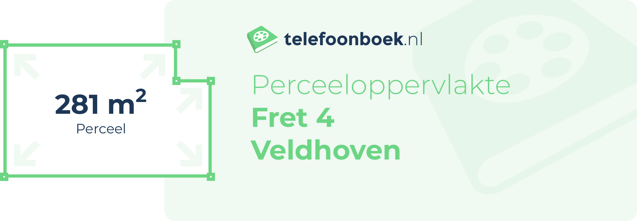 Perceeloppervlakte Fret 4 Veldhoven