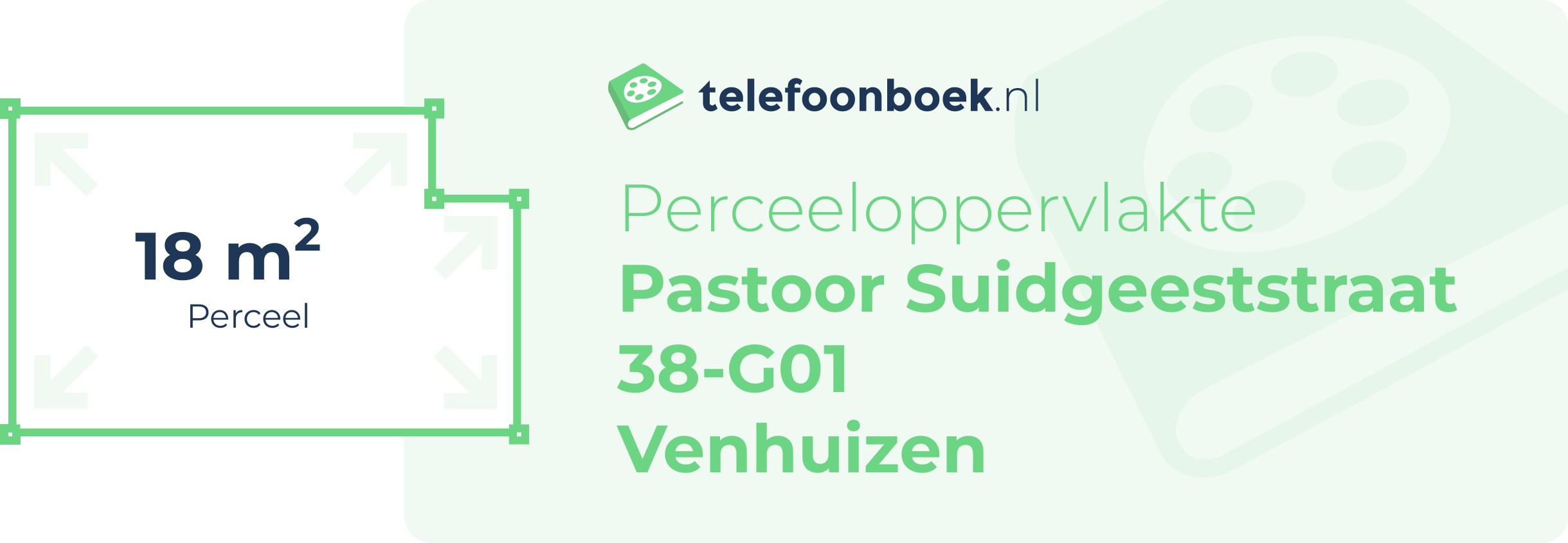 Perceeloppervlakte Pastoor Suidgeeststraat 38-G01 Venhuizen