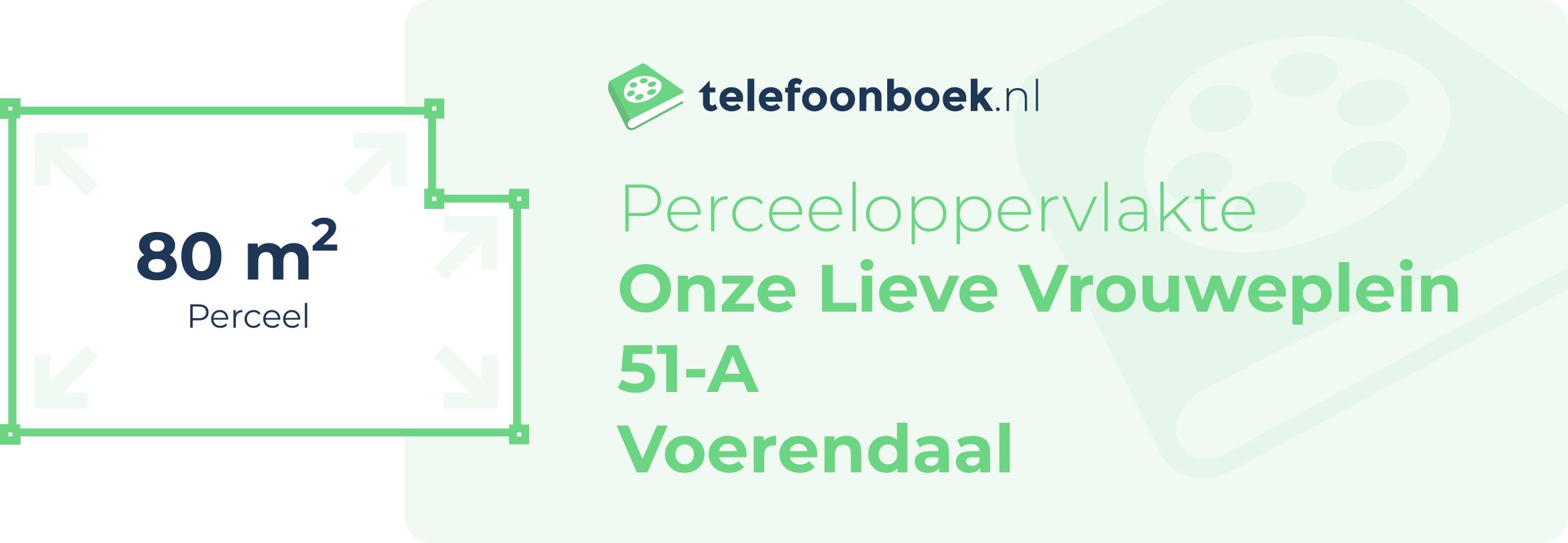 Perceeloppervlakte Onze Lieve Vrouweplein 51-A Voerendaal