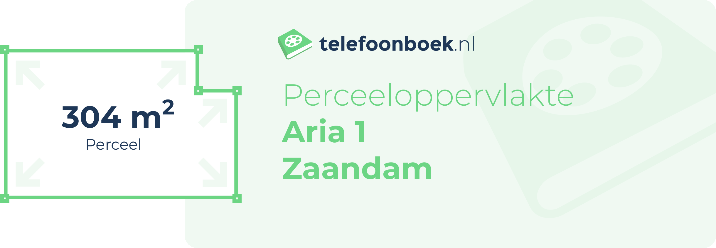 Perceeloppervlakte Aria 1 Zaandam