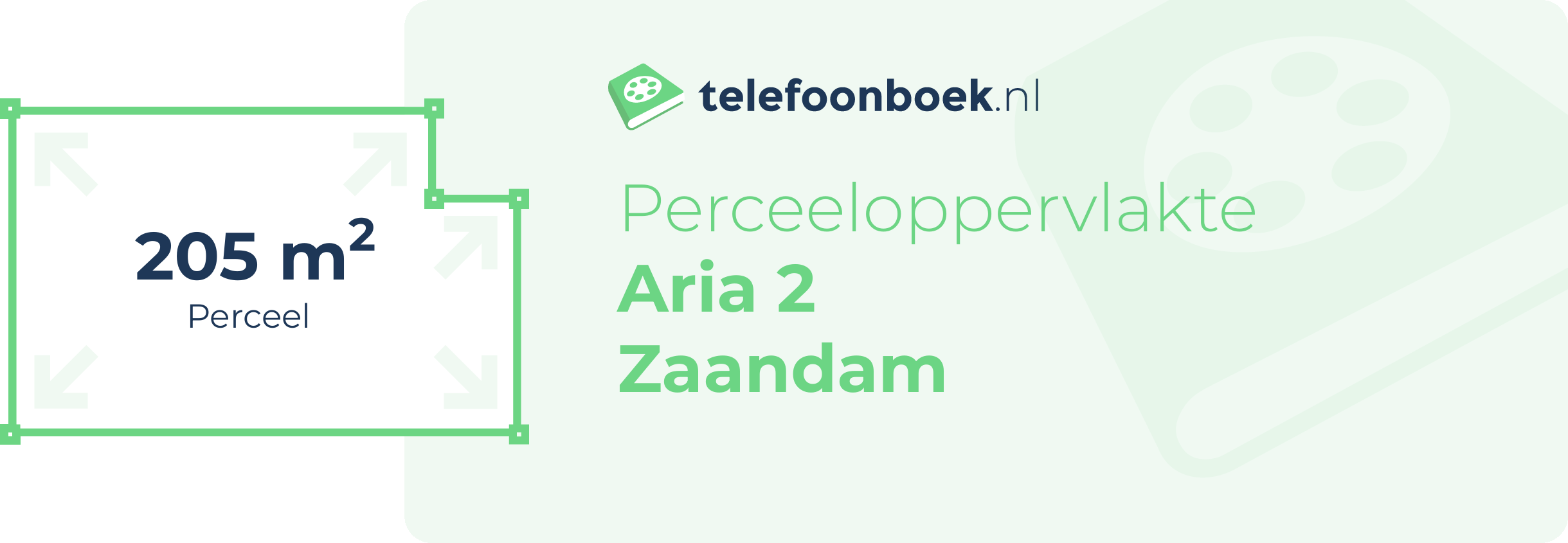 Perceeloppervlakte Aria 2 Zaandam