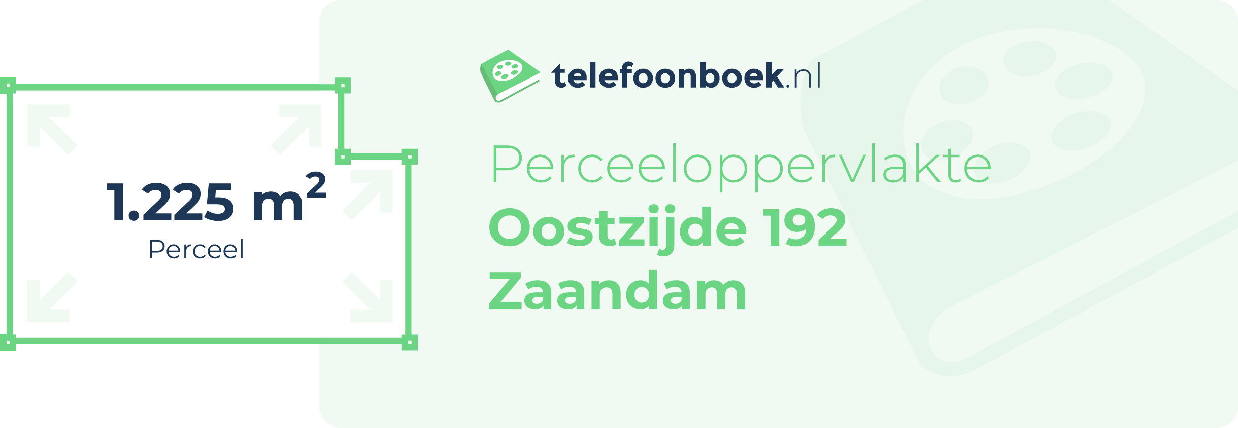 Perceeloppervlakte Oostzijde 192 Zaandam