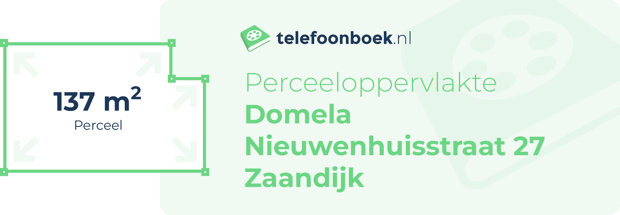 Perceeloppervlakte Domela Nieuwenhuisstraat 27 Zaandijk