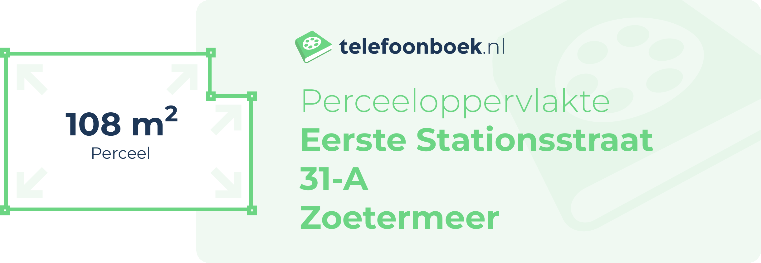 Perceeloppervlakte Eerste Stationsstraat 31-A Zoetermeer