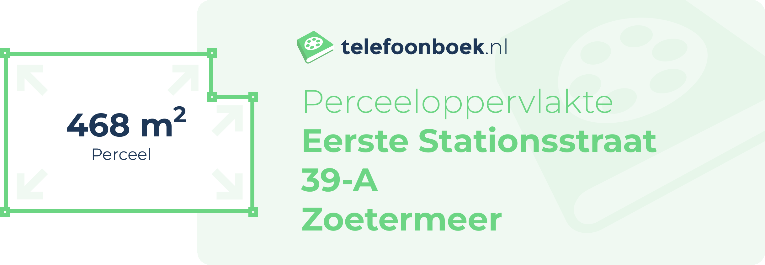 Perceeloppervlakte Eerste Stationsstraat 39-A Zoetermeer