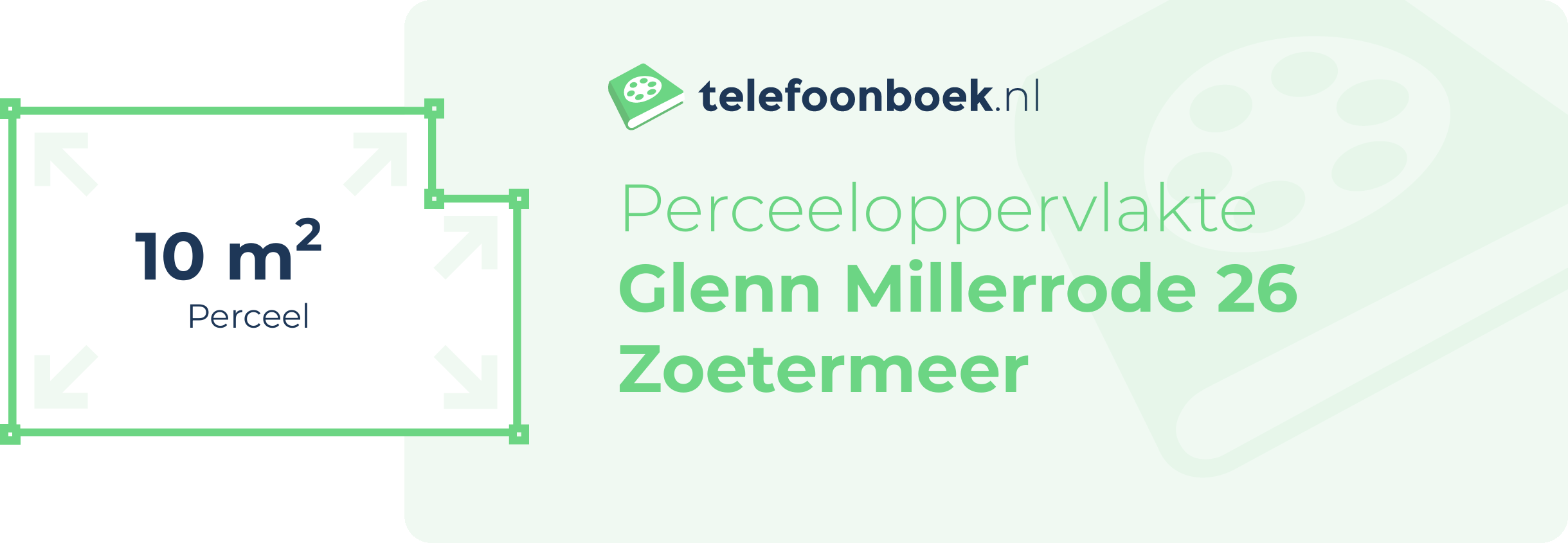 Perceeloppervlakte Glenn Millerrode 26 Zoetermeer