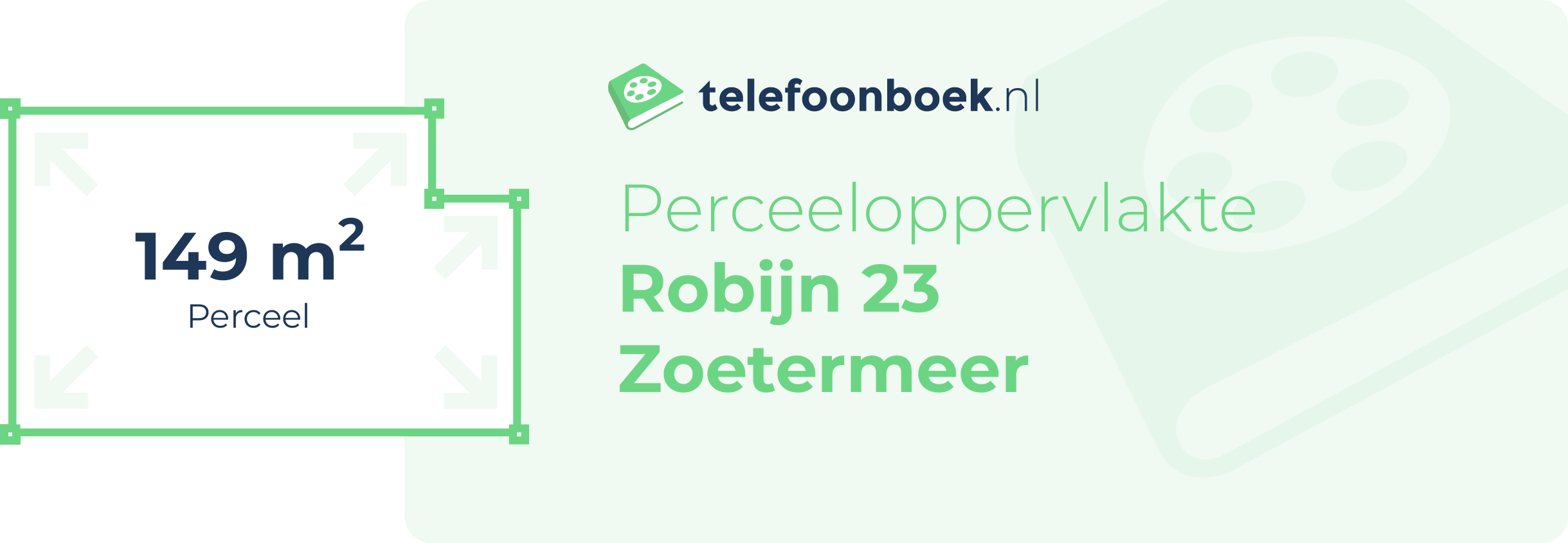 Perceeloppervlakte Robijn 23 Zoetermeer