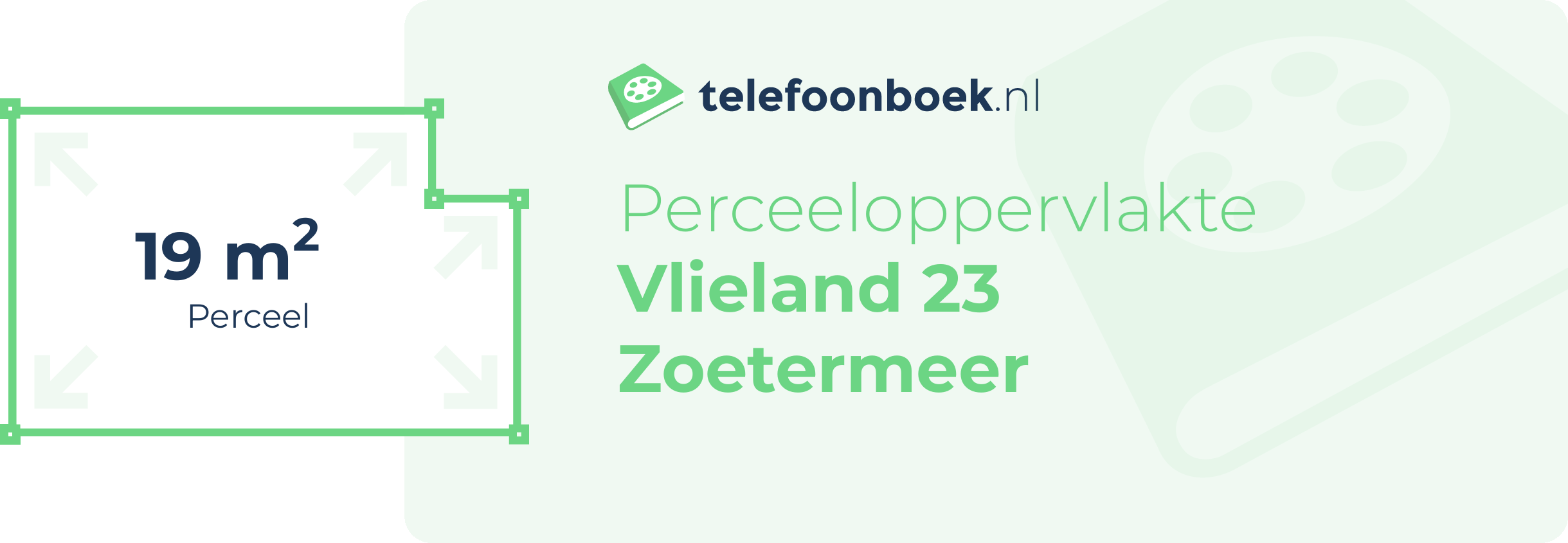 Perceeloppervlakte Vlieland 23 Zoetermeer