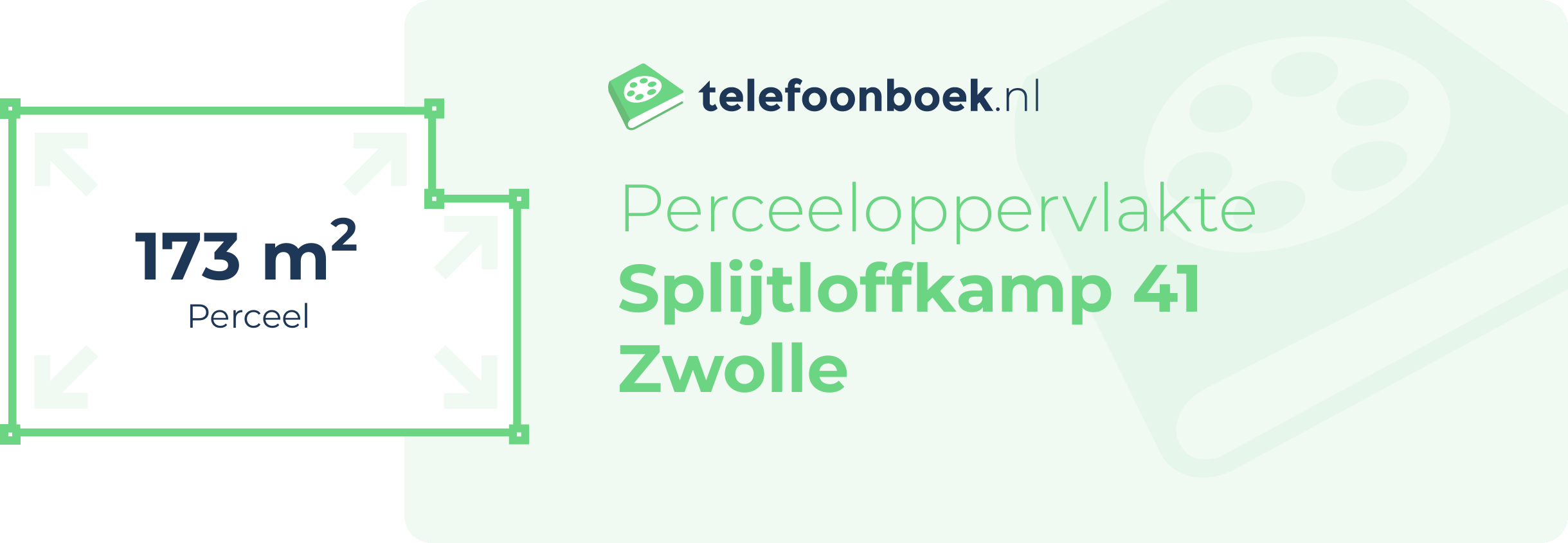 Perceeloppervlakte Splijtloffkamp 41 Zwolle