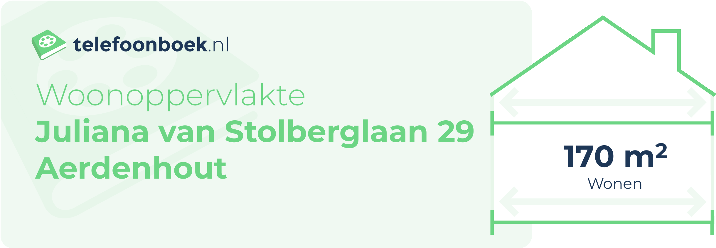 Woonoppervlakte Juliana Van Stolberglaan 29 Aerdenhout