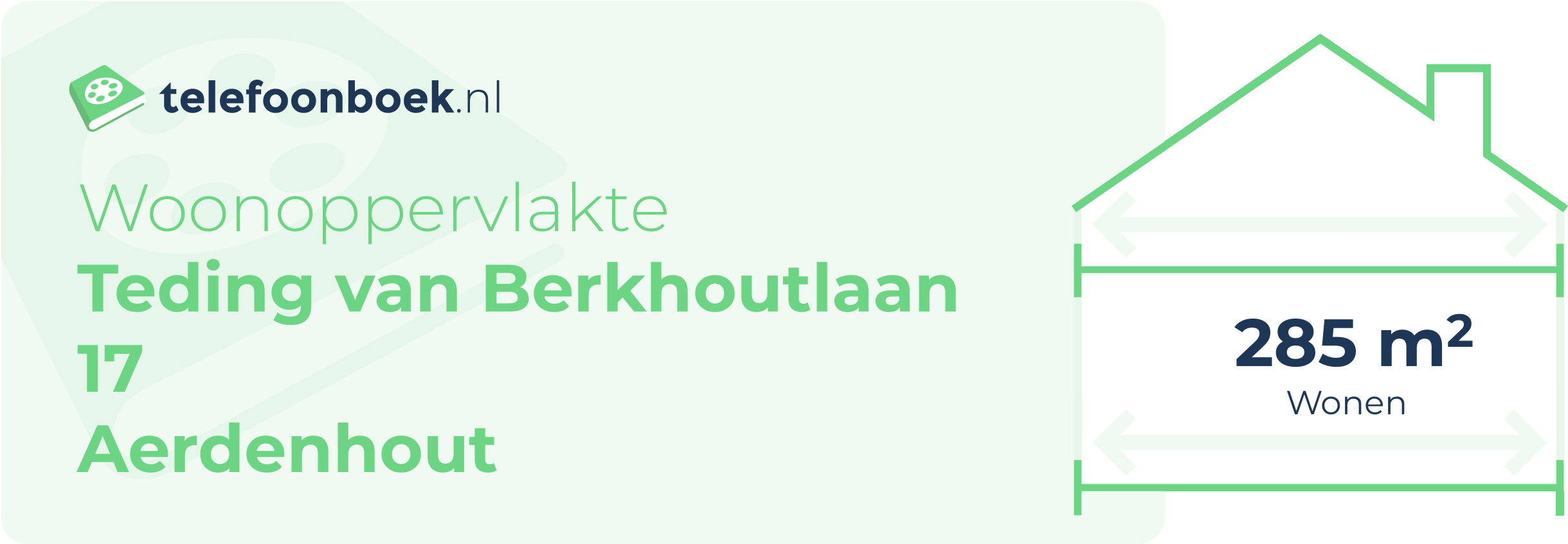 Woonoppervlakte Teding Van Berkhoutlaan 17 Aerdenhout