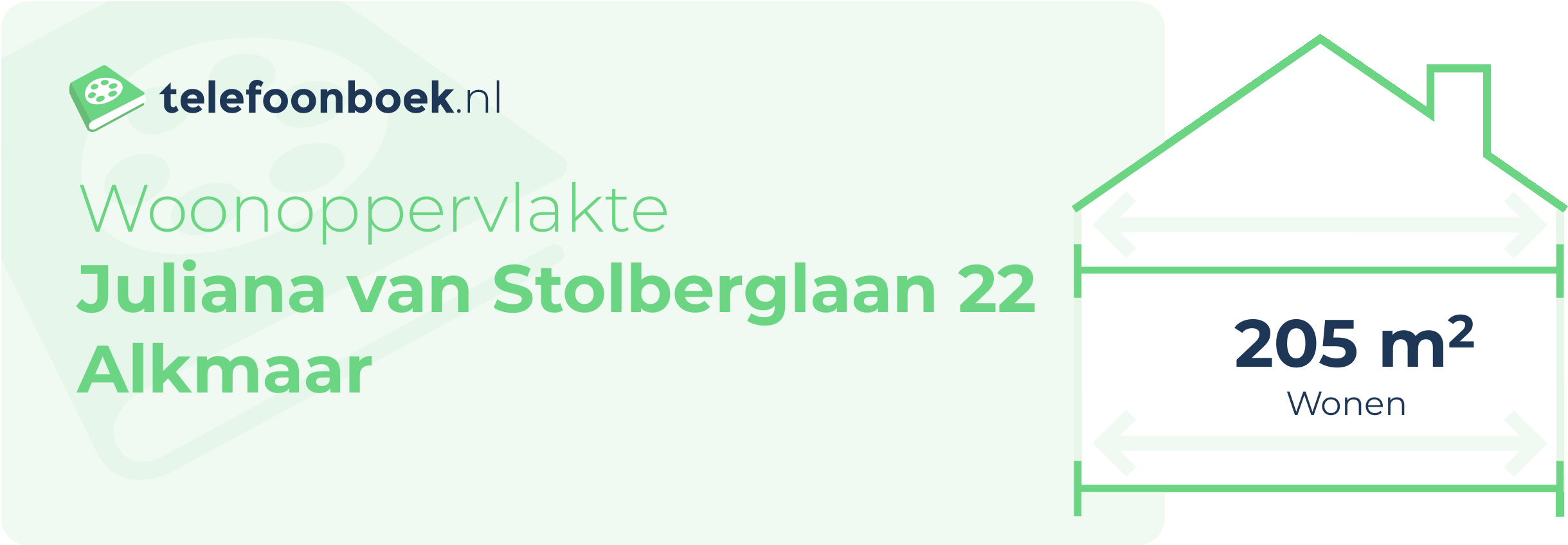 Woonoppervlakte Juliana Van Stolberglaan 22 Alkmaar