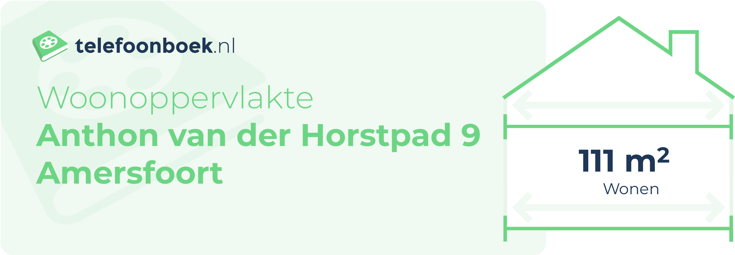 Woonoppervlakte Anthon Van Der Horstpad 9 Amersfoort