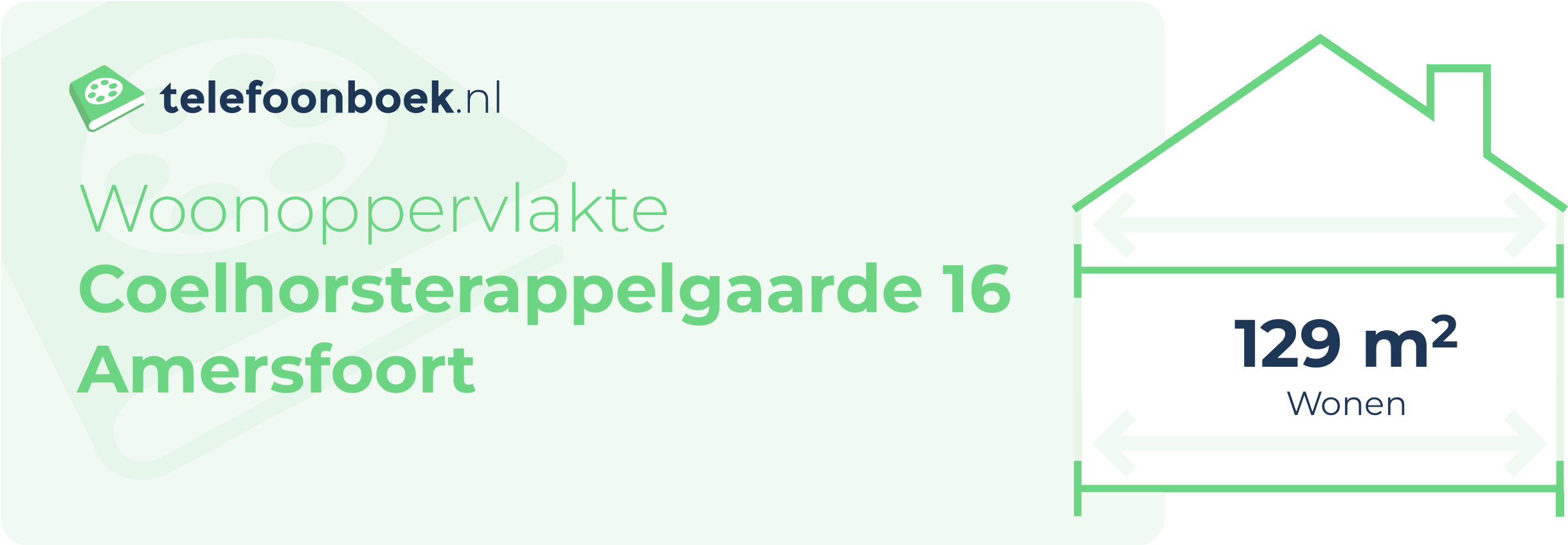 Woonoppervlakte Coelhorsterappelgaarde 16 Amersfoort