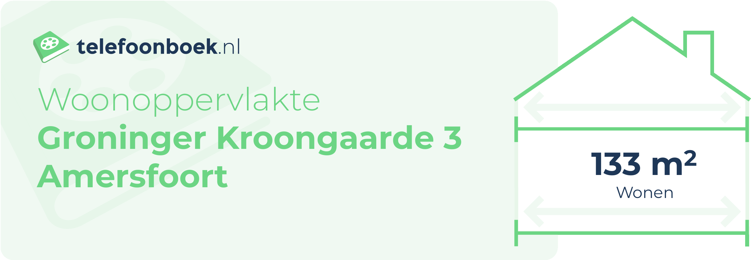 Woonoppervlakte Groninger Kroongaarde 3 Amersfoort