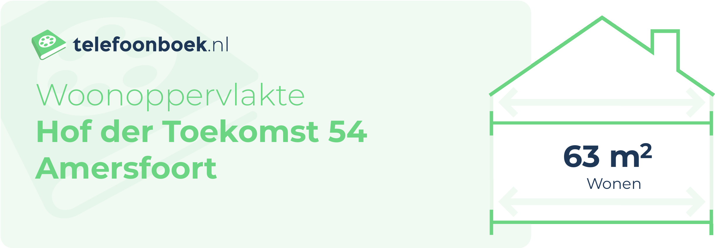 Woonoppervlakte Hof Der Toekomst 54 Amersfoort