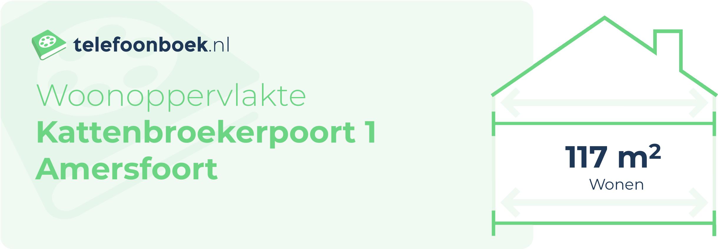 Woonoppervlakte Kattenbroekerpoort 1 Amersfoort