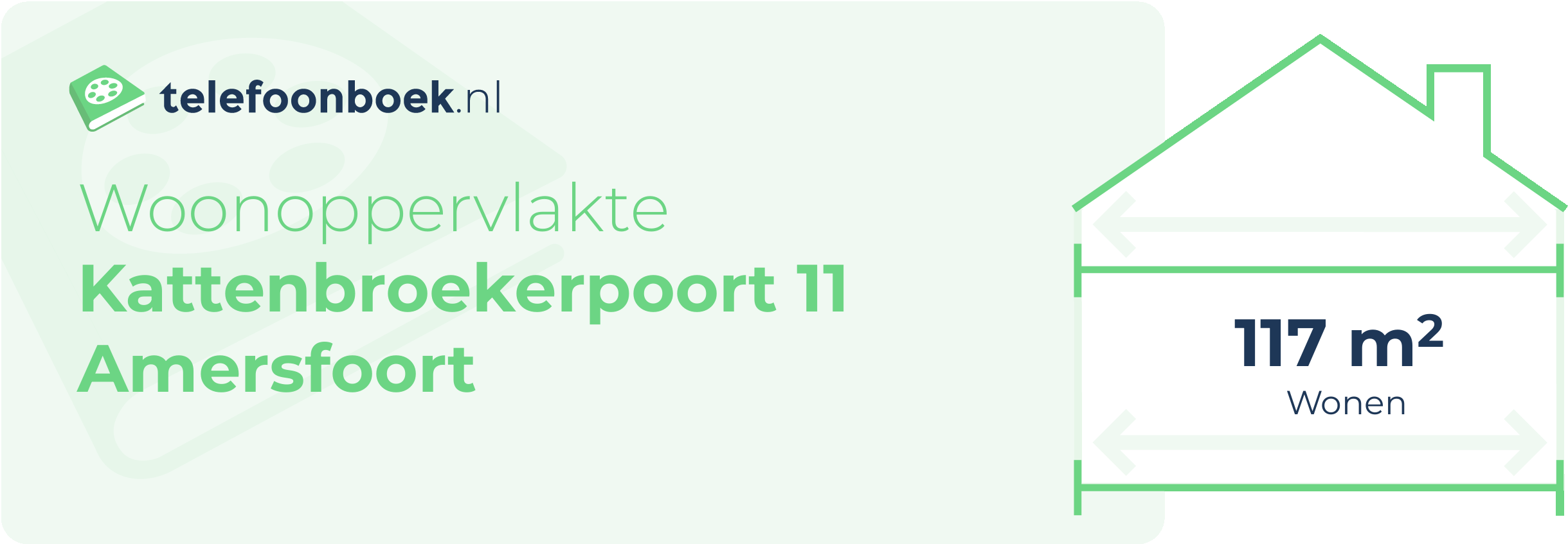 Woonoppervlakte Kattenbroekerpoort 11 Amersfoort