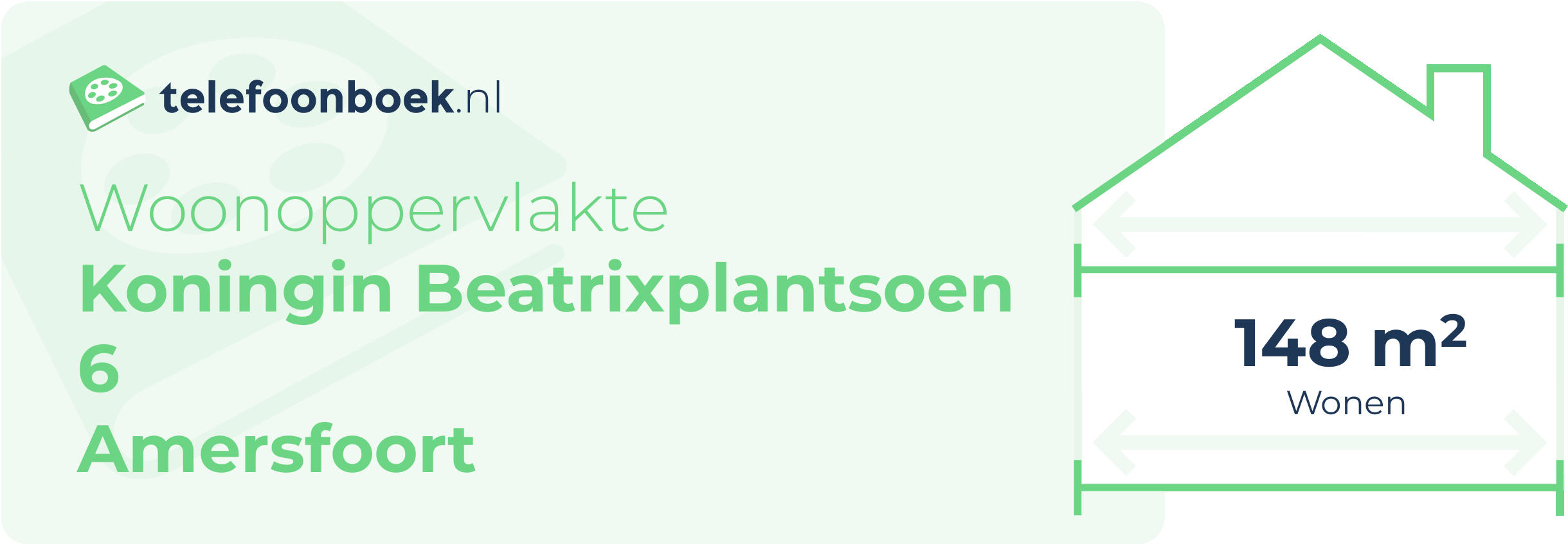 Woonoppervlakte Koningin Beatrixplantsoen 6 Amersfoort