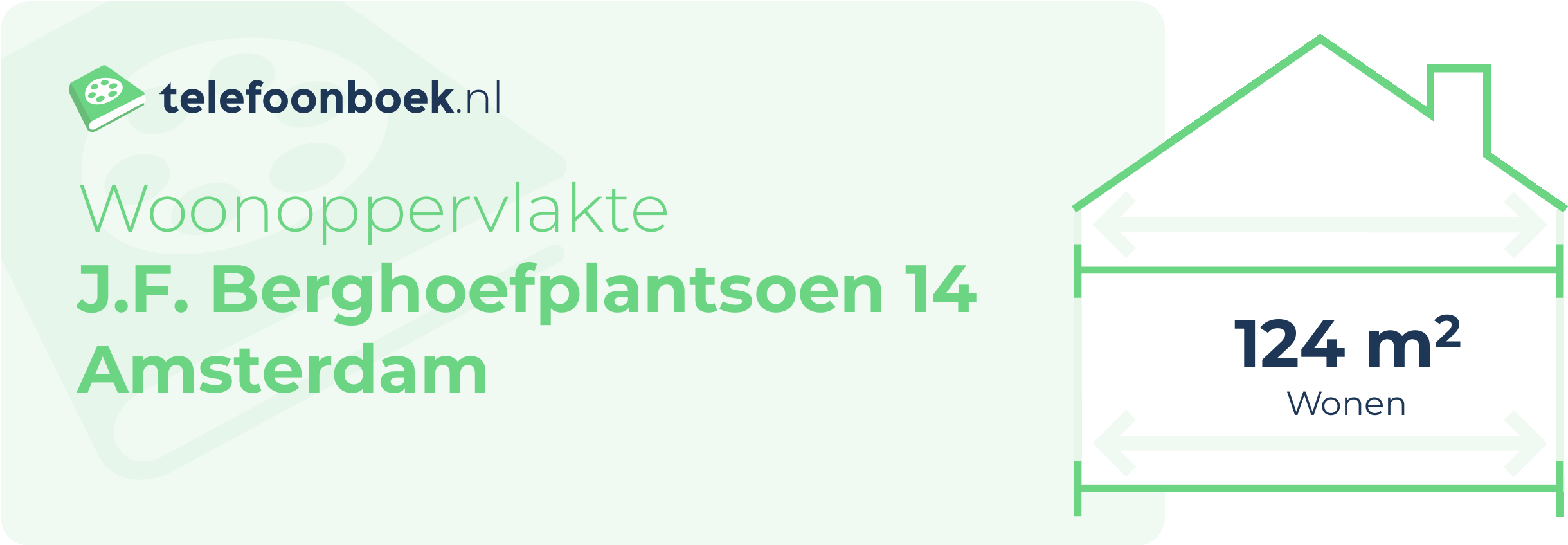 Woonoppervlakte J.F. Berghoefplantsoen 14 Amsterdam