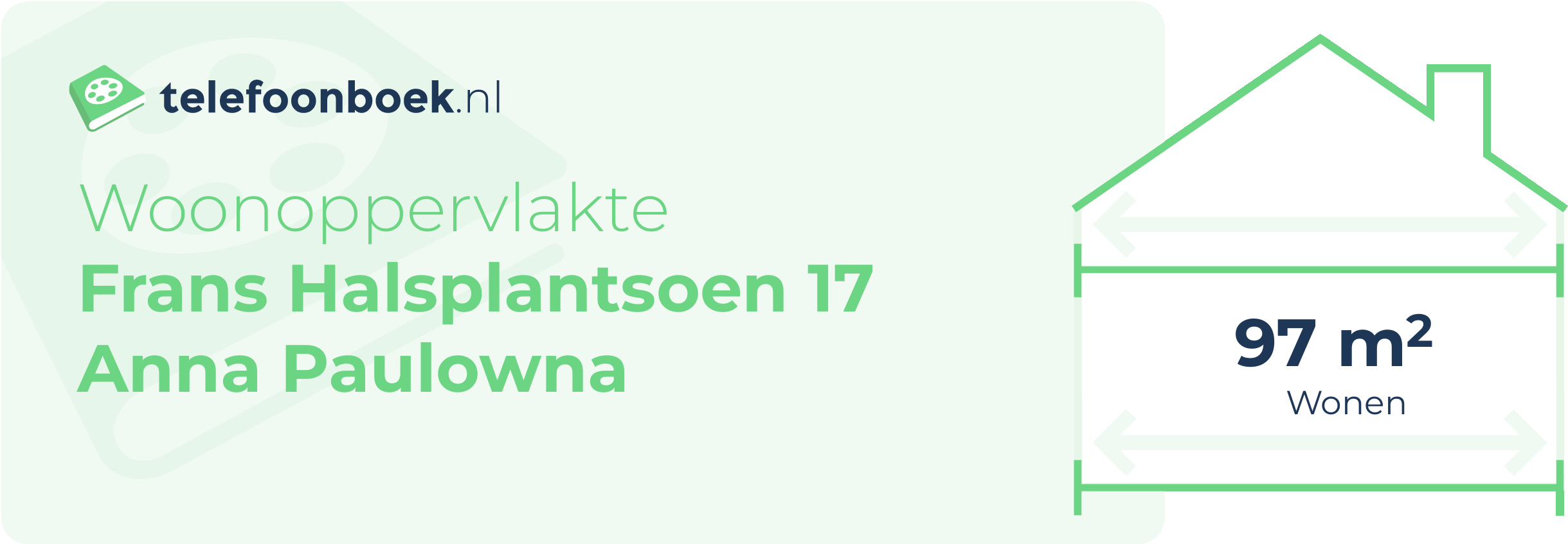 Woonoppervlakte Frans Halsplantsoen 17 Anna Paulowna