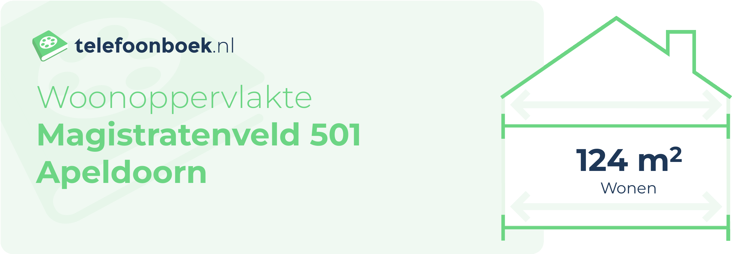 Woonoppervlakte Magistratenveld 501 Apeldoorn