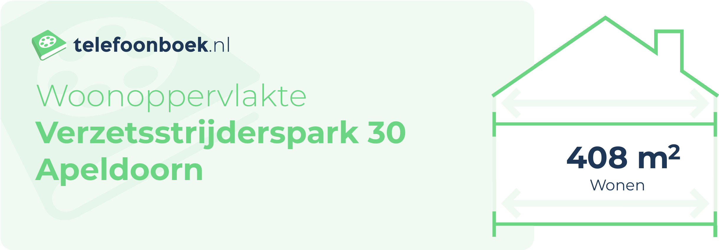 Woonoppervlakte Verzetsstrijderspark 30 Apeldoorn