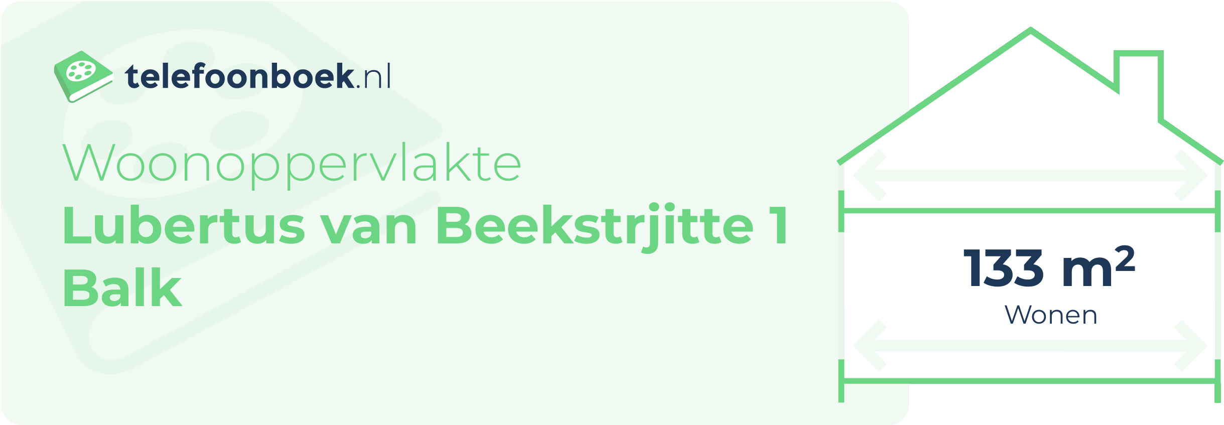 Woonoppervlakte Lubertus Van Beekstrjitte 1 Balk