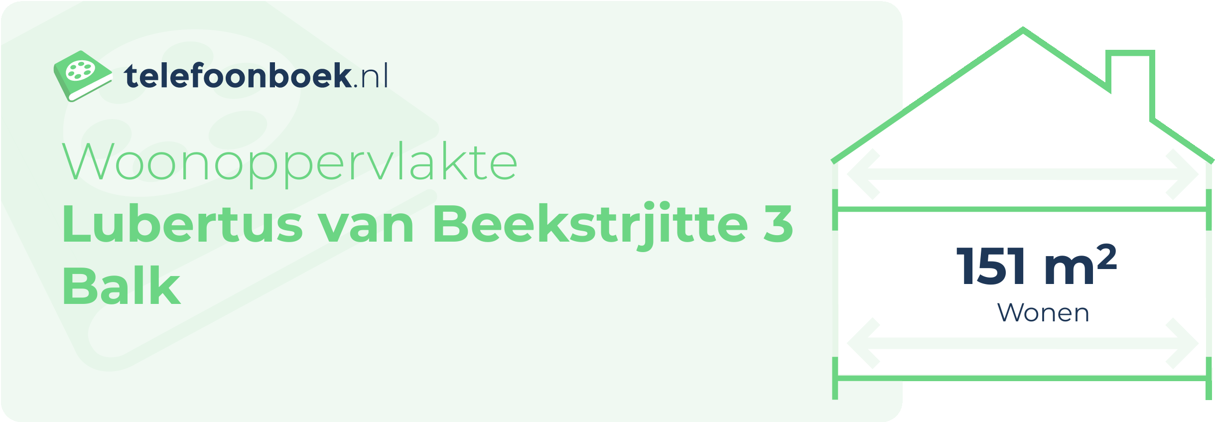 Woonoppervlakte Lubertus Van Beekstrjitte 3 Balk