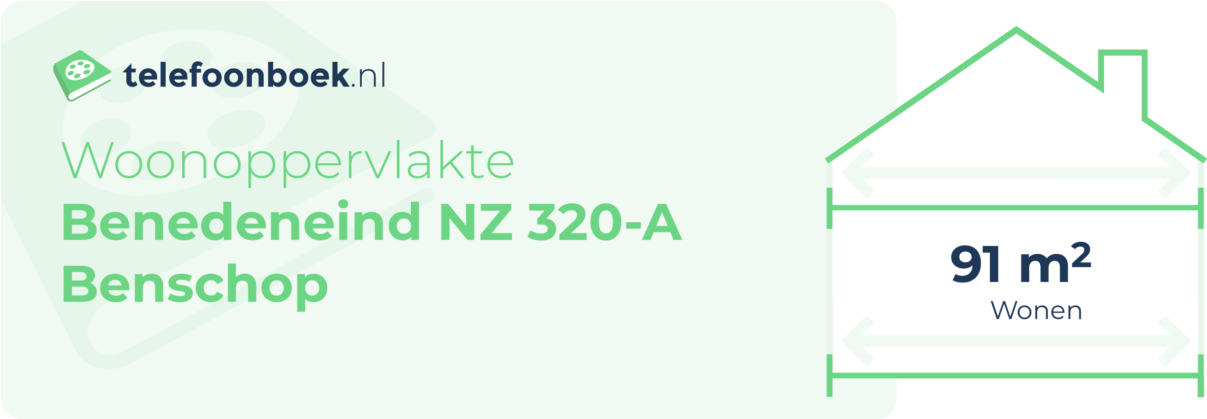 Woonoppervlakte Benedeneind NZ 320-A Benschop