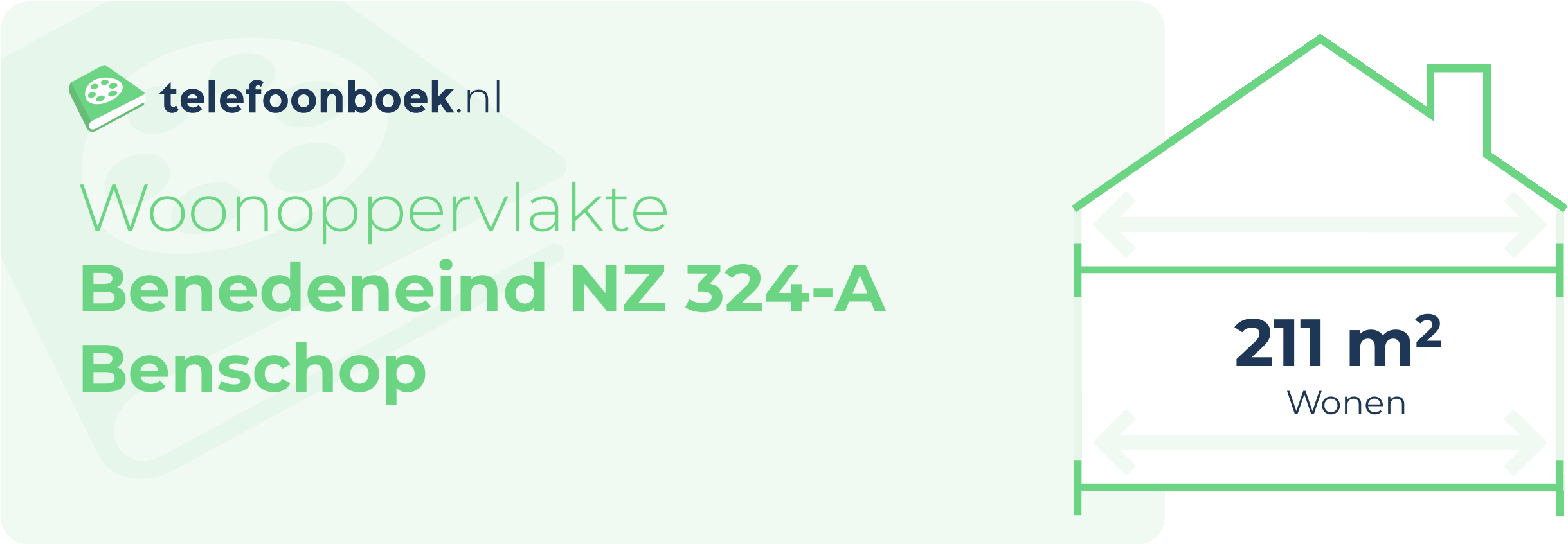 Woonoppervlakte Benedeneind NZ 324-A Benschop