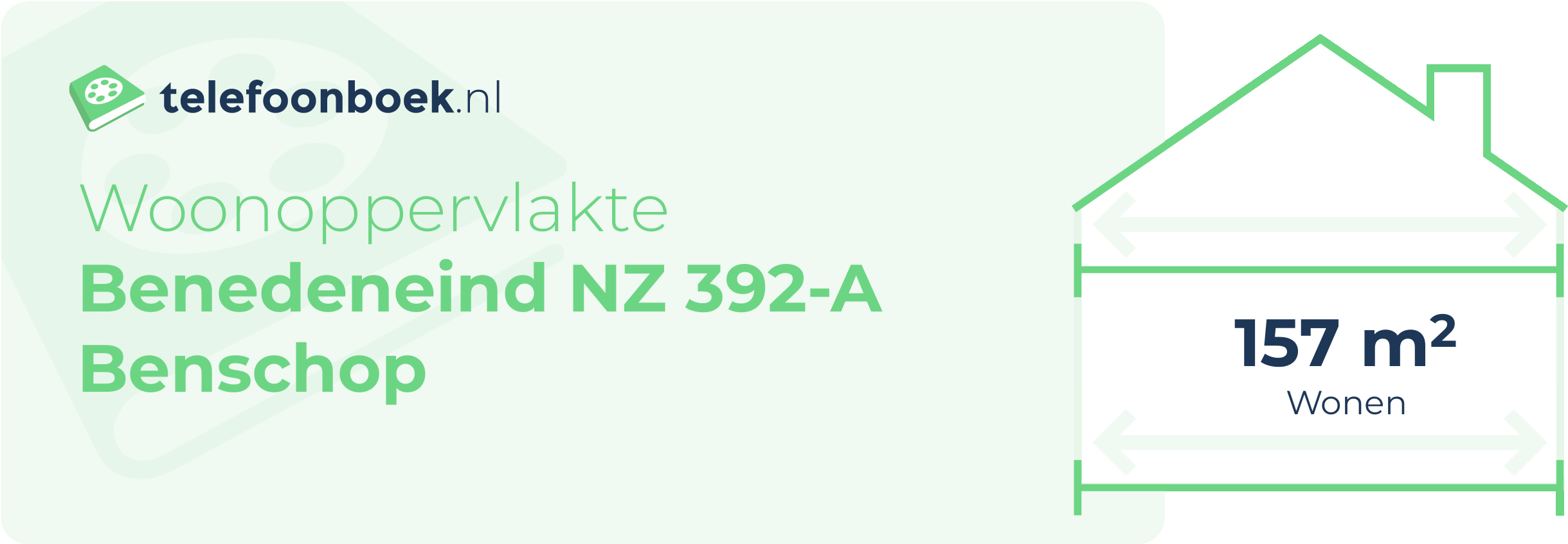 Woonoppervlakte Benedeneind NZ 392-A Benschop
