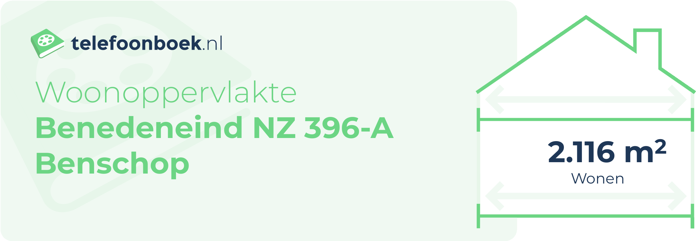 Woonoppervlakte Benedeneind NZ 396-A Benschop