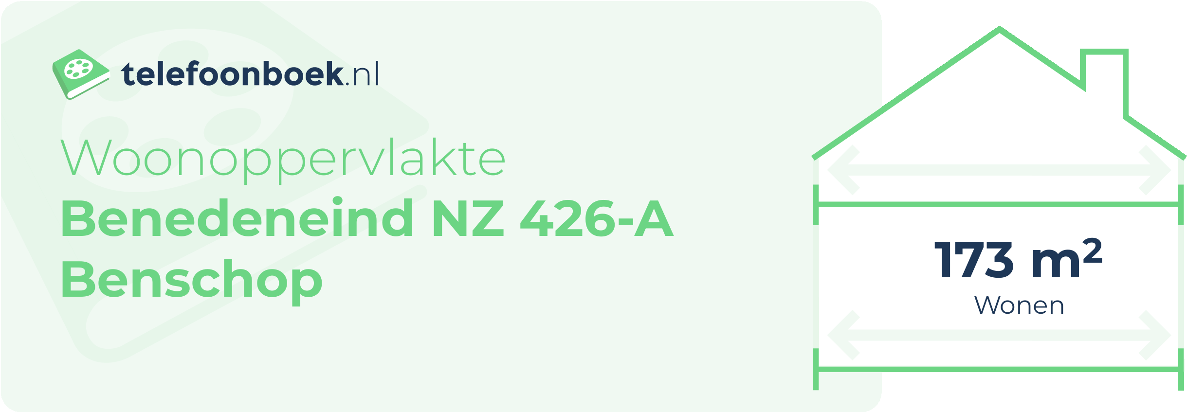 Woonoppervlakte Benedeneind NZ 426-A Benschop