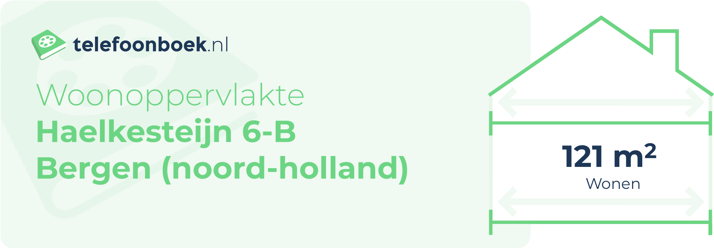 Woonoppervlakte Haelkesteijn 6-B Bergen (Noord-Holland)